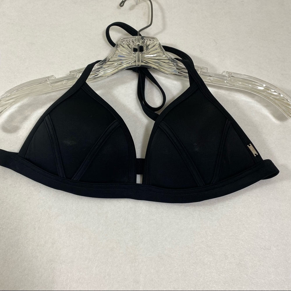 Pink Victoria’s Secret bikini top bikini bra black